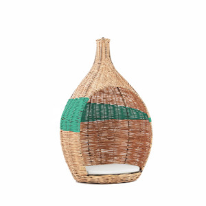 Silla de lectura de ratán sostenible, diseño cómodo, sillas artesanales para meditación y práctica de yoga - Product Image 3