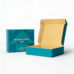 Échantillons Gratuits - Boîtes d'Emballage Pliables en Papier Biodégradable pour Expédition - Logo Personnalisé - Vêtements - Cosmétiques - Product Image 2