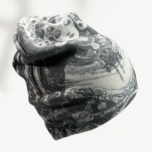 Custom Embroidered Jacquard Beanie <b>Winter</b> Knit <b>Hat</b> for <b>Men</b> Women Warm Stretch Fashion Wholesale OEMs - Product Image 3