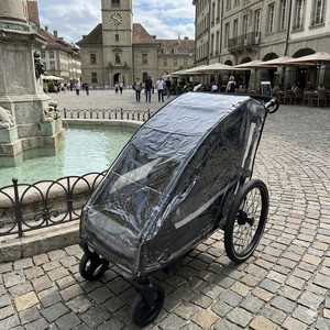 KS-200 3 in 1 Lightweight Aluminum Alloy Baby <b>Trailers</b> Independent Suspension 35kg Capacity-Versatile Convenient <b>for</b> Outdoor - Product Image 4