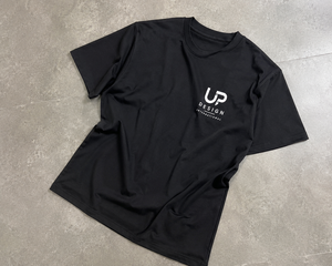 เสื้อยืดคอกลมแขนสั้นสีดำล้วน ผ้าฝ้าย 100% ทรงโอเวอร์ไซส์ ระบายอากาศได้ดี สวมใส่สบาย พรีเมียม รับผลิตแบบ OEM ODM แบรนด์ส่วนตัว - Product Image 5