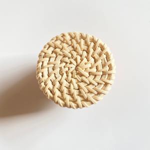 Poignée de porte en rotin naturel pour meubles, poignée de porte d'entrée, poignée de tirage pour bibliothèque et placard – Coût fournisseur - Product Image 2