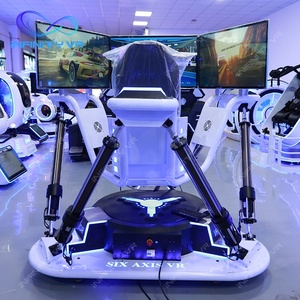 Gane dinero 3 pantallas 6 Dof Racing Seat <span class=keywords><strong>Simulator</strong></span> Motion Car Gaming Chair Simulador de conducción Juegos que funcionan con monedas para la venta - Product Image 5