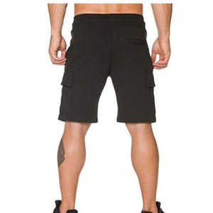 Pantalones Cortos de Hombre Tejidos Transpirables Estilo Cargo Bermuda Lisos con Lavado Ácido, Ideales para Fitness y Estilo Vintage - ¡Gran Oferta! - Product Image 6