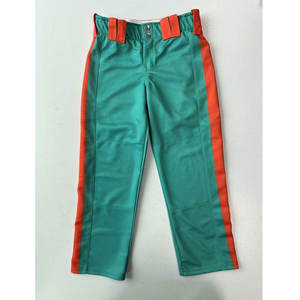 กางเกงเบสบอลผู้ชายแบบใหม่ ดีไซน์ทันสมัย กำลังฮิต/กางเกงเบสบอลไซส์ใหญ่ กางเกงซอฟต์บอล สีดำ ขายส่ง รับสั่งทำ - Product Image 1