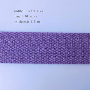 Bande élastique en tissu violet pour le soutien et l'entraînement physique - Product Image 3