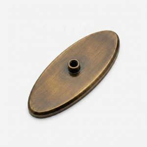 Poignées de meubles classiques en laiton massif brossé, finition dorée, design minimaliste, pour la maison, le bureau, le salon, la commode - Product Image 5