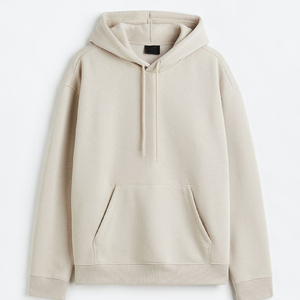 Sudadera con capucha OEM de manga larga con bolsillo canguro, logo estampado y efecto desgastado, de tela gruesa y corte oversize. - Product Image 5