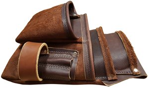 PU <b>Leather</b> Electrician's <b>Tool</b> Pouch: Antique black Rivets, 3" Belt LoopOpens in a new window or tab Brand New - Product Image 5