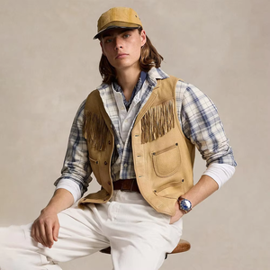 Chaleco de Motociclista sin Mangas, Bordado, de Poliéster/Algodón, con un Solo Botón, Ropa Exterior Informal de Verano - Product Image 3