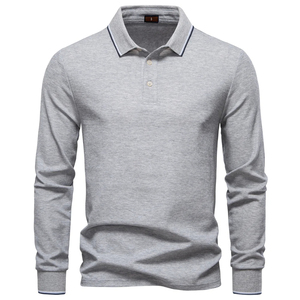 Chemise à manches courtes noire pour homme EDGECO INTERNATIONAL, col rabattu, fermeture boutonnée, 100% coton, coupe classique, couleur unie - Product Image 5