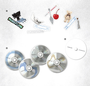 ( SET )LE SSERAFIM [PUREFLOW]pt.1 K-Pop Electronic Book (CD) Paper Plastic Material Korean Language All Ages - Product Image 5