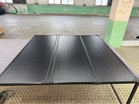 Couverture de benne rigide en aluminium à trois volets avec éclairage LED intégré, étanche IP67, antivol pour BYD Shark 6, Ranger F150, Silverado
