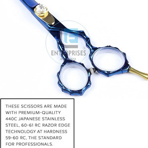 Ciseaux de coiffure professionnels en acier inoxydable avec logo personnalisé, antidérapants, durables, nouvelle arrivée 2026, en stock - Product Image 6
