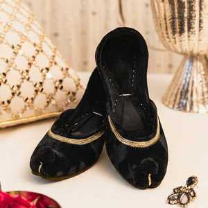 Traditional Pakistani Khussa Soft Comfortable Ethnic Footwear Women Khussa Handmade Embroidered Ladies Flats Pumps Custom Sizes - Product Image 3