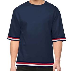 เสื้อยืดโอเวอร์ไซส์ผู้ชาย ผ้าคอตตอนหนานุ่ม คุณภาพสูง ดีไซน์ใหม่ เรียบง่าย รับสกรีนโลโก้ - Product Image 1