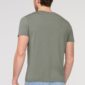 Camiseta de Hombre de Moda, Manga Corta, 100% Algodón, Vintage, Personalizada, Estampada, Transpirable, Tejida - Product Image 3