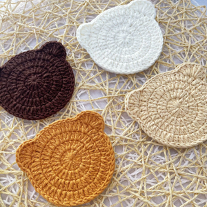 Posavasos Clásico de Lana Tejida, Hecho a Mano, Decoración para el Hogar, 5mm de Grosor, Hecho en Vietnam - Product Image 4