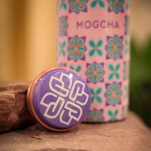 Floral Pattern Ceramic Tumbler Screw-On Lid Reusable Travel <b>Mug</b> Oriental Design Single Wall Unisex - Product Image 3