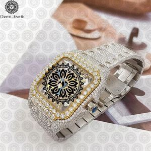 Charm_Jewells Stainless Steel Square <b>Mechanical</b> <b>Watch</b> 38mm Sapphire Crystal Luxury Fashion Analog Dial Unisex - Product Image 5