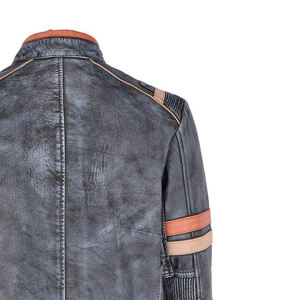 Chaquetas de Cuero para Hombre Hechas en Fábrica, Chaqueta de Cuero Genuino, Estilo Urbano, Chaqueta de Cuero Elegante para Hombre - Product Image 6