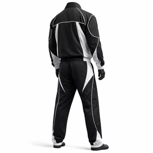 High Quality Windbreaker Tracksuit Custom Logo <b>Zipper</b> <b>Jacket</b> and Trouser 100% Nylon New Design Oversized Tracksuit For Men - Product Image 3