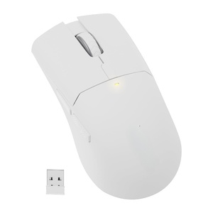 Ratón Inalámbrico Recargable de Modo Dual 2.4GHz + BT, Sensor Óptico PAW3395, 2400 DPI, 6 Botones Programables, Diseño Ergonómico, RGB - Product Image 1