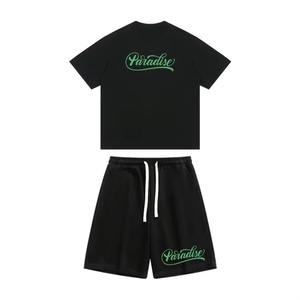 Nouveauté 2026 : Ensembles Homme Streetwear – Joggers, T-shirts Vintage Délavés à l'Acide, Shorts, T-shirts en Coton Épais à Coupe Boxy avec Logo Personnalisé - Product Image 2