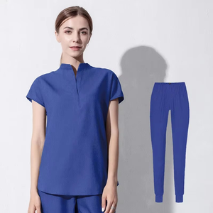 Premium Oversized Mandarin Dolman Scrub Top & Pant Customize Hospital Nurse Uniform Nursing Workwear <b>Doctor</b> Medical Apparel <b>Set</b> - Product Image 5