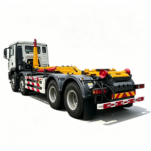 รถบรรทุกขยะ SINOTRUK HOWO 8x4 แบบมีแขนเกี่ยว 30 ตัน 20-30 คิว พร้อมระบบไฮดรอลิกสำหรับบรรทุกตู้คอนเทนเนอร์ขยะ - Product Image 3