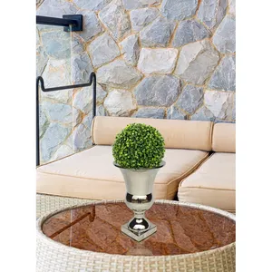 Trending Scandinavian Tall Iron Flower Vase <b>Tabletop</b> Apartment Interior Decoration Handmade Coastal Design Eco-Friendly - Product Image 3