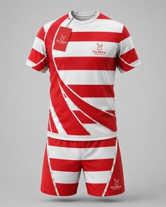 Uniforme de rugby premium con tela transpirable, control de humedad, ajuste atlético, costuras duraderas y personalización completa para clubes. - Product Image 5