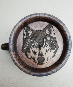 Tazas de madera para pedidos al por mayor, diseños personalizados directos de fábrica - Product Image 4