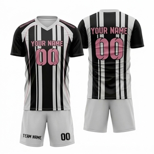 Ropa Deportiva de Entrenamiento, Camisetas de Fútbol, Nuevo Diseño de Sublimación, Logotipo Personalizado, Nombre del Equipo, Transpirable, 100% Poliéster Estampado - Product Image 1