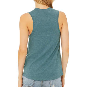 Débardeurs de sport pour femmes, coupe ajustée, anti-boulochage, séchage rapide, 100% coton - Product Image 5