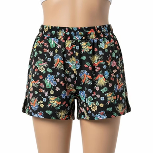 Shorts pour filles à taille élastique mi-haute, respirants, légers, décontractés, été, en Spandex/Coton, sans coutures, avec cordon de serrage, colorés - Product Image 5