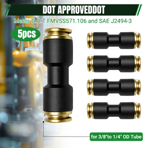 4-14mm Push Quick Release Pneumatic Air Line Fittings Hose Connector Tube - Product Image 4