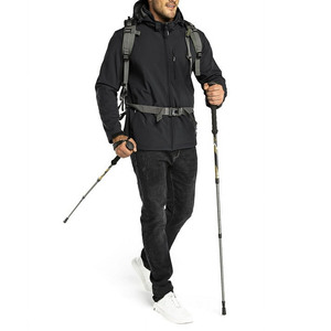 Chaqueta Softshell para Hombre con Textura Heathered, Abrigo Deportivo Melange, Colección de Ropa Exterior Elegante y de Alto Rendimiento para Clubes Deportivos - Product Image 4