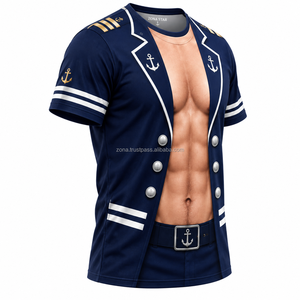 Custom 3D Muscle Print <b>T</b> <b>Shirt</b> Custom Sublimation Camo Mens <b>Funny</b> Fake Abs Tee Quick Dry Polyester Wholesale Party <b>Gym</b> <b>Shirt</b> - Product Image 5