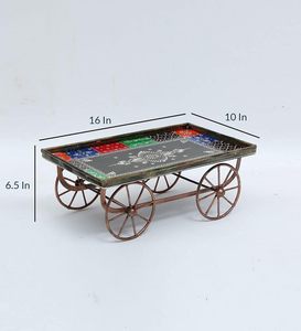 Sculpture de chariot à légumes très prisée pour la décoration de table à la maison, la décoration de table de salon et la décoration de table de bureau, disponible en gros - Product Image 4