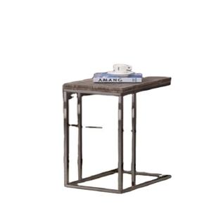 Table de meuble élégante pour maison, hôtel, Restaurant, salon, Table d'appoint, couleur noire, bois et métal, meubles élégants, Table basse - Product Image 1