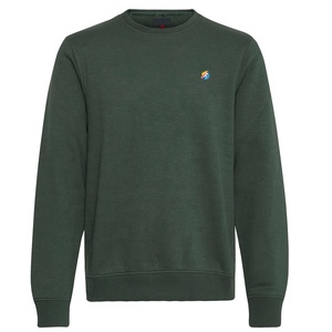 Sweat-shirt d'hiver en molleton vert uni pour homme Formula1 Industries 2026 - Imperméable et respirant - Product Image 1