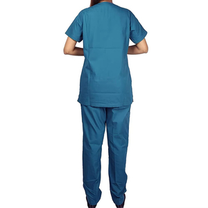 Tenues d'hôpital confortables unisexes, conçues exclusivement, blouses d'infirmière extensibles, vêtements de travail pour médecins, en denim tricoté respirant - Product Image 3