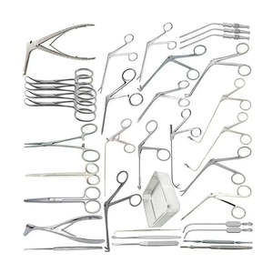 ชุดเครื่องมือผ่าตัดหู คอ จมูก แบบใช้มือ ทำจากเหล็กคุณภาพสูง ขายส่ง - Product Image 2