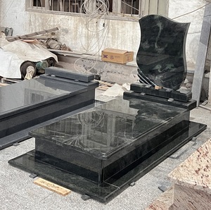 Hongarije Modern Design Begraafplaats Natuurlijke Tropisch Groene Granieten Stenen Grafstenen Kerkhof Grafstenen Monument Gedenkteken - Product Image 6