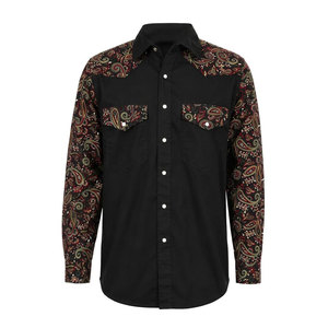 Camisas y Mangas de Soldadura de Alta Calidad 100% Algodón con Patrón Paisley, Fusión sin Costuras, Servicio OEM - Venta al por Mayor - Product Image 2