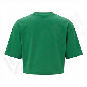 T-shirt court pour femme, couleur personnalisée, léger, écologique, tendance, décontracté, manches courtes, vêtements de mode - Product Image 2