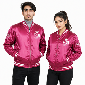 Chaquetas Varsity de Satén, Estilos Béisbol y Bomber, 100% Poliéster, Ropa de Invierno - Product Image 2