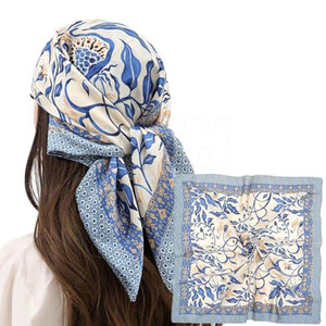 Bandana pour femme en satin, style unique, décontracté, fabriqué au Pakistan, respirant, avec design personnalisé, en vente en ligne - Product Image 4