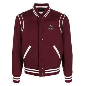 Veste Letterman pour homme, coupe slim, tendance, décontractée, chaude et confortable, vêtement d'extérieur - Product Image 1